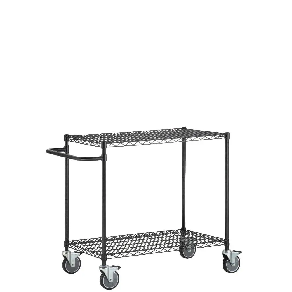 Black Wire Carts with Push Handle