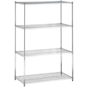 Chrome Wire Shelving Stationary