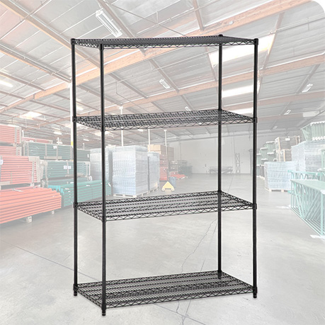 Black Wire Shelving image