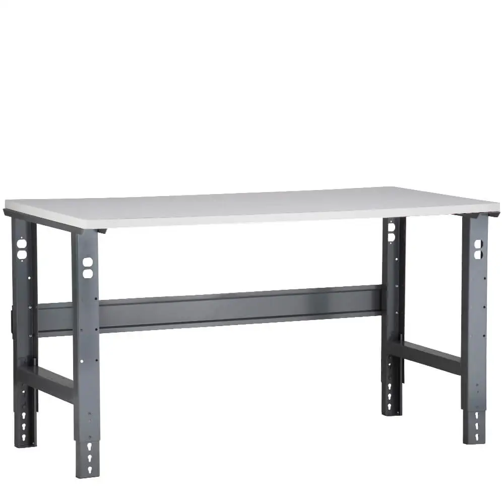 Adjustable Height Plastic Laminate Top Workbench